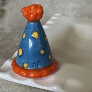 Nora Fleming Rare Retired Party Hat